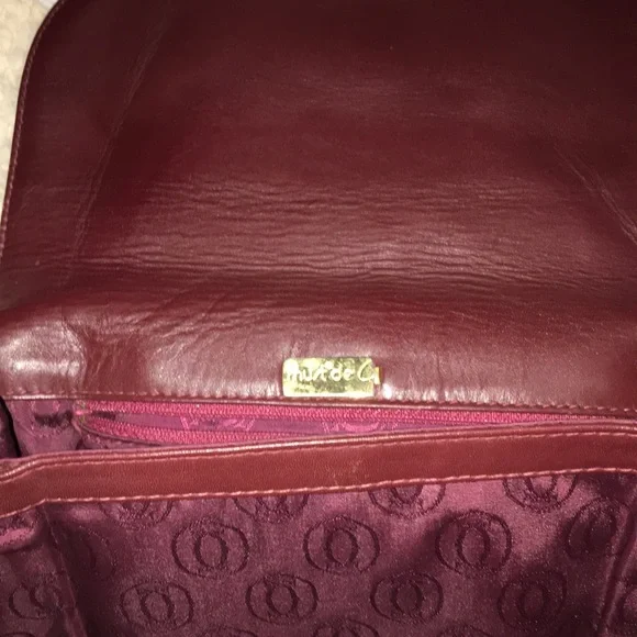 Cartier alligator bag, Bordeaux - Picture 7 of 11